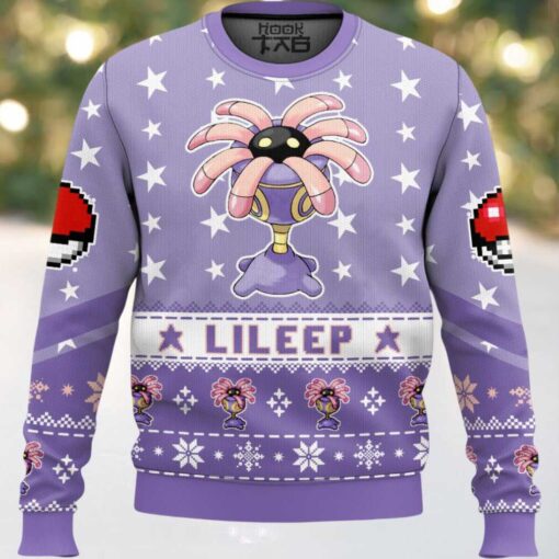 Hooktab Pokemon Gen 3 Lileep Ugly Christmas Sweater