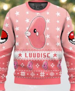 Hooktab Pokemon Gen 3 Luvdisc Ugly Christmas Sweater