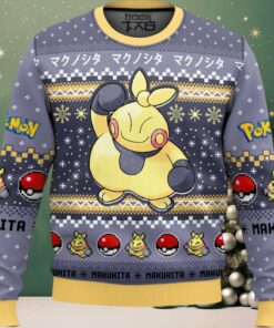 Hooktab Pokemon Gen 3 Makuhita Ugly Christmas Sweater