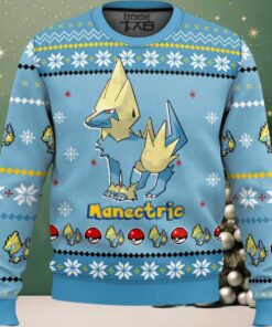 Hooktab Pokemon Gen 3 Manectric Ugly Christmas Sweater