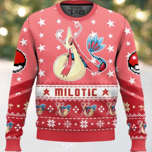 Hooktab Pokemon Gen 3 Milotic Ugly Christmas Sweater
