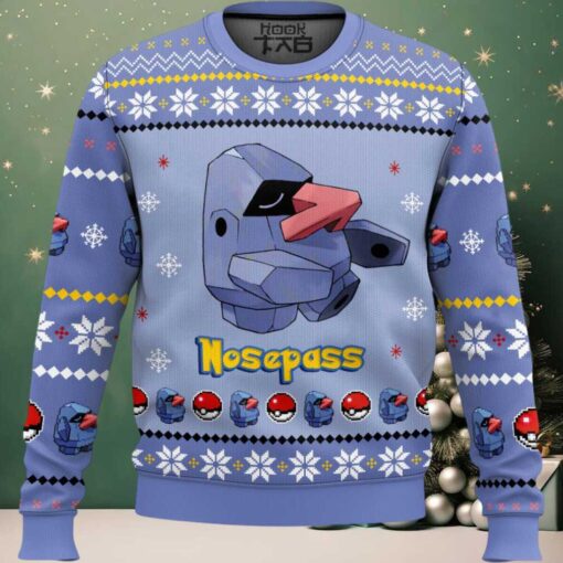 Hooktab Pokemon Gen 3 Nosepass Ugly Christmas Sweater