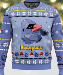 Hooktab Pokemon Gen 3 Nosepass Ugly Christmas Sweater