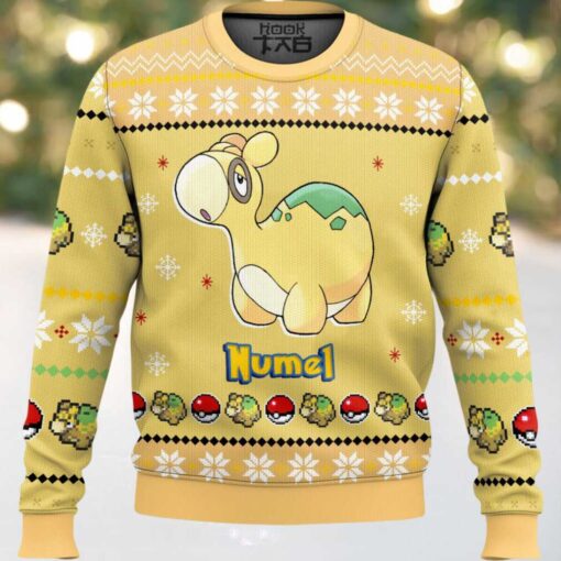 Hooktab Pokemon Gen 3 Numel Ugly Christmas Sweater