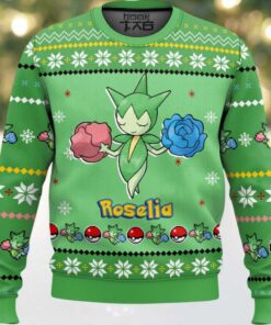 Hooktab Pokemon Gen 3 Roselia Ugly Christmas Sweater