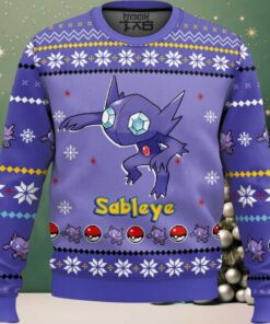 Hooktab Pokemon Gen 3 Sableye Ugly Christmas Sweater