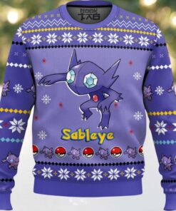 Hooktab Pokemon Gen 3 Sableye Ugly Christmas Sweater