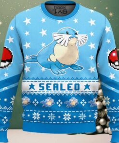 Hooktab Pokemon Gen 3 Sealeo Ugly Christmas Sweater