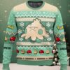 Hooktab Pokemon Gen 3 Skitty Ugly Christmas Sweater