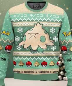 Hooktab Pokemon Gen 3 Shroomish Ugly Christmas Sweater