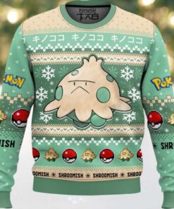 Hooktab Pokemon Gen 3 Shroomish Ugly Christmas Sweater
