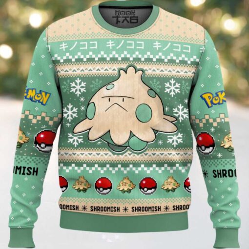 Hooktab Pokemon Gen 3 Shroomish Ugly Christmas Sweater