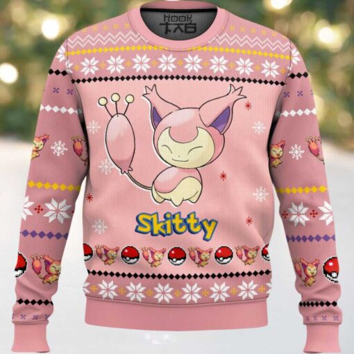 Hooktab Pokemon Gen 3 Skitty Ugly Christmas Sweater