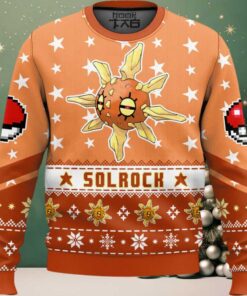 Hooktab Pokemon Gen 3 Solrock Ugly Christmas Sweater