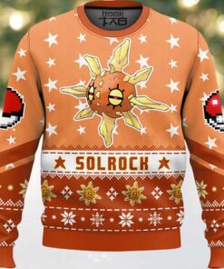 Hooktab Pokemon Gen 3 Solrock Ugly Christmas Sweater
