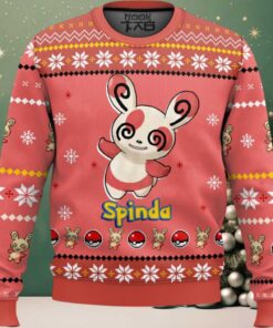 Hooktab Pokemon Gen 3 Spinda Ugly Christmas Sweater