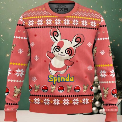 Hooktab Pokemon Gen 3 Spinda Ugly Christmas Sweater