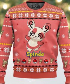Hooktab Pokemon Gen 3 Spinda Ugly Christmas Sweater