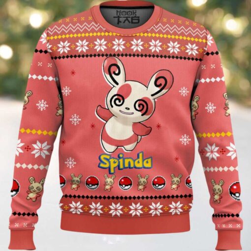 Hooktab Pokemon Gen 3 Spinda Ugly Christmas Sweater
