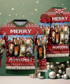Horse Ugly Christmas Sweater For Men And Women Farm Ugly Sweater Christmas Fashion Winter 9068