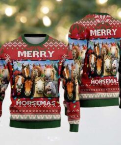 Horse Ugly Christmas Sweater For Men And Women Farm Ugly Sweater Christmas Fashion Winter 9068