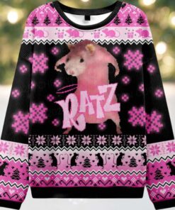Hot Pink Ratz Ugly Christmas Sweater