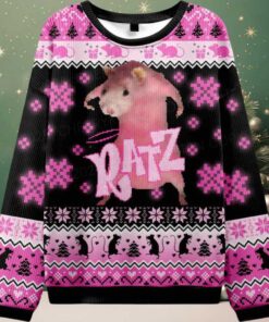 Hot Pink Ratz Ugly Christmas Sweater