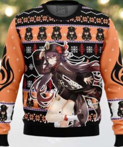 Hu Tao Genshin Impact Ugly Christmas Sweater