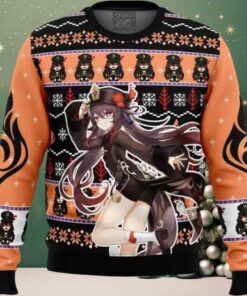 Hu Tao Genshin Impact Ugly Christmas Sweater