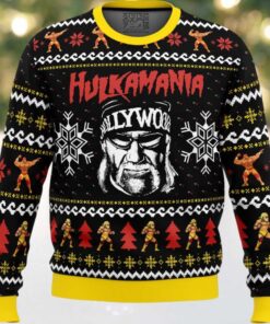 Hulkamania Hulk Hogan Ugly Christmas Sweater