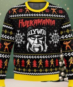 Hulkamania Hulk Hogan Ugly Christmas Sweater