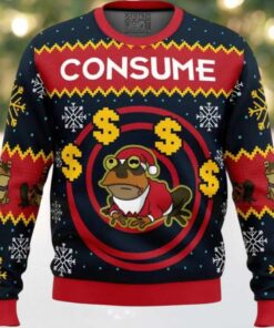 Hypnotoad Consume Futurama Ugly Christmas Sweater Hypnotoad Consume Futurama Ugly Christmas Sweater