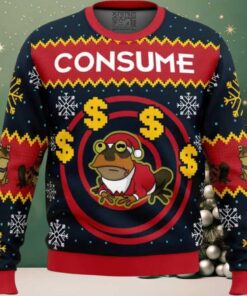 Hypnotoad Consume Futurama Ugly Christmas Sweater Hypnotoad Consume Futurama Ugly Christmas Sweater