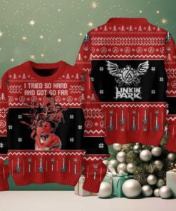 I Tried So Hard And Got So Far Linkin Park Christmas Ugly Sweater