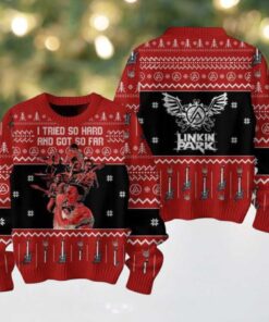 I Tried So Hard And Got So Far Linkin Park Christmas Ugly Sweater