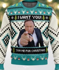 I Want You Alex Jones Ugly Christmas Sweater