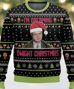I’m Dreaming Dwight Christmas Ugly Sweater I’m Dreaming Dwight Christmas Ugly Sweater