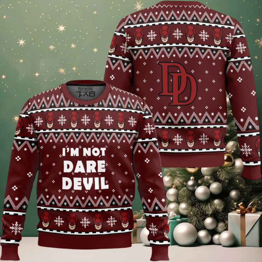 I’m Not Daredevil Marvel Ugly Christmas Sweater, hoodie, sweater, long sleeve and tank top I’m Not Daredevil Marvel Ugly Christmas Sweater