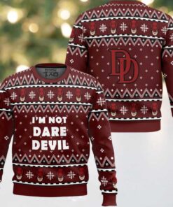 I’m Not Daredevil Marvel Ugly Christmas Sweater I’m Not Daredevil Marvel Ugly Christmas Sweater