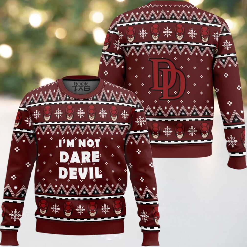 I’m Not Daredevil Marvel Ugly Christmas Sweater, hoodie, sweater, long sleeve and tank top I’m Not Daredevil Marvel Ugly Christmas Sweater
