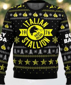 Italian Stallion Balboa Rocky Ugly Christmas Sweater