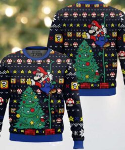 It’s A Tree Mario Bros. Ugly Christmas Sweater It’s A Tree Mario Bros. Ugly Christmas Sweater