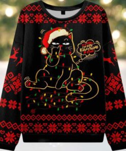 It’s Fine I’m Fine Everything Is Fine Ugly Christmas Sweater