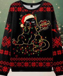 It’s Fine I’m Fine Everything Is Fine Ugly Christmas Sweater