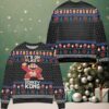Scooby Doo Crew Friends Snowflake Pattern Ugly Christmas Sweater Black