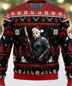 Jason Voorhees Firday the 13th Ugly Christmas Sweater