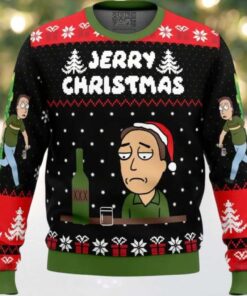 Jerry Christmas Rick and Morty Ugly Christmas Sweater