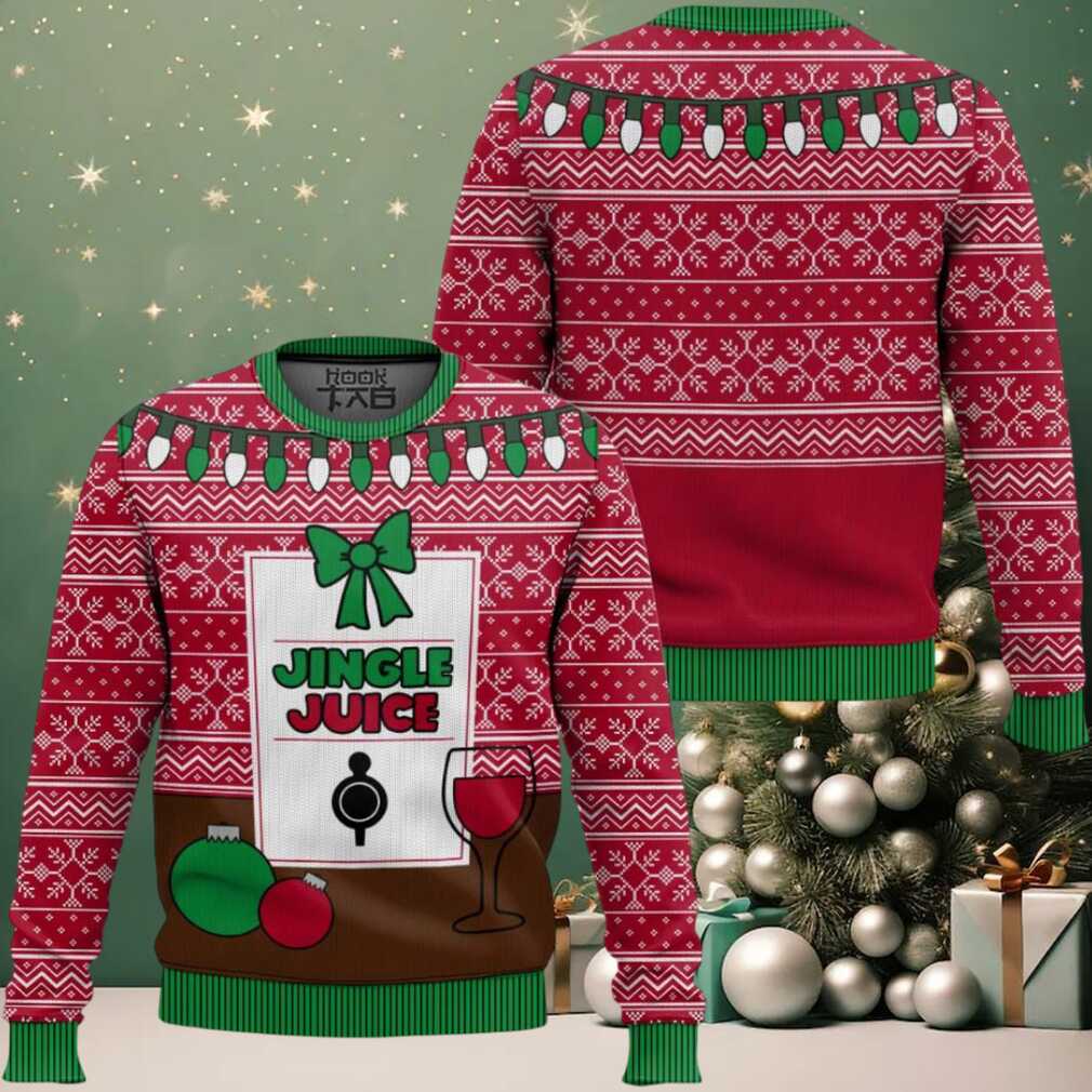 Jingle Juice Beverage Ugly Christmas Sweater Jingle Juice Beverage Ugly Christmas Sweater