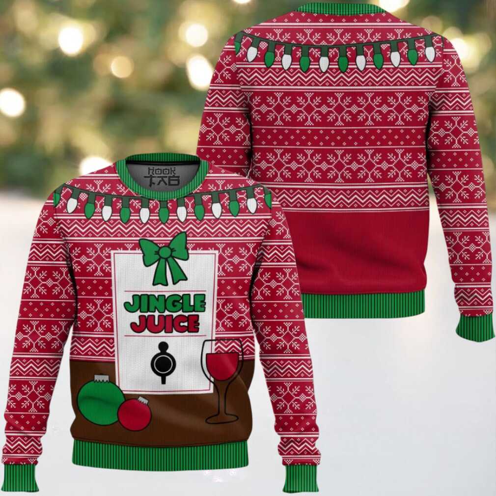 Jingle Juice Beverage Ugly Christmas Sweater Jingle Juice Beverage Ugly Christmas Sweater