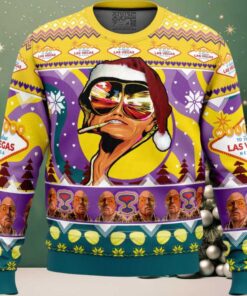 Johnny Depp Fear and Loathing Ugly Christmas Sweater